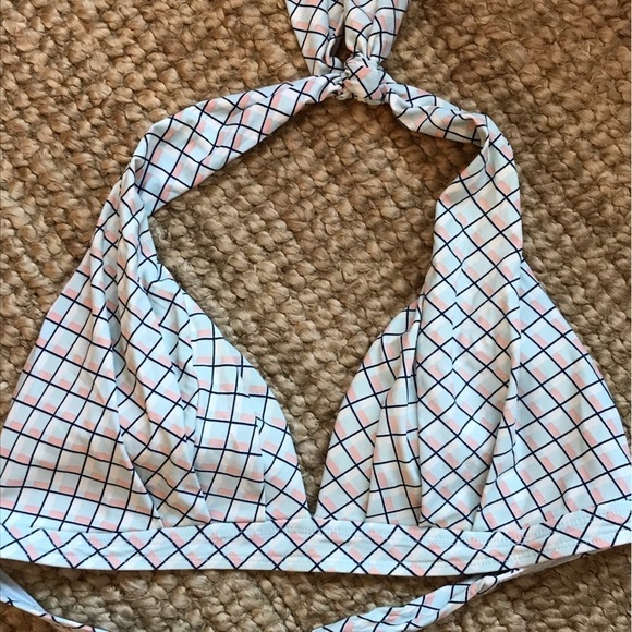 Ann Taylor halter bikini swim suit bra top only.  Size small. - Picture 2 of 8